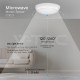 Plafoniera led cu kit emergenta si senzor